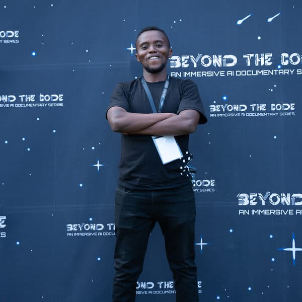 Daniel Mwihoti smiling